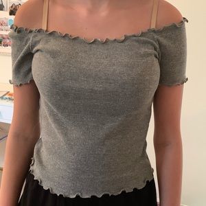 Brandy Melville Off The Shoulder T-shirt